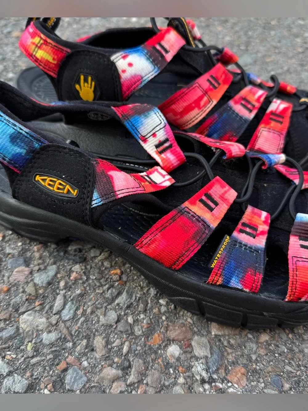 Keen X Jerry Garcia H2 Newport Tie Dye Sandals Shoes Womens Size 9 Waterproof
